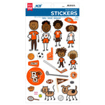 BGSU Family Stick Figure Multi-Purpose Stickers