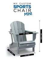 Personalized Name BGSU Folding Adirondack Chair Mini