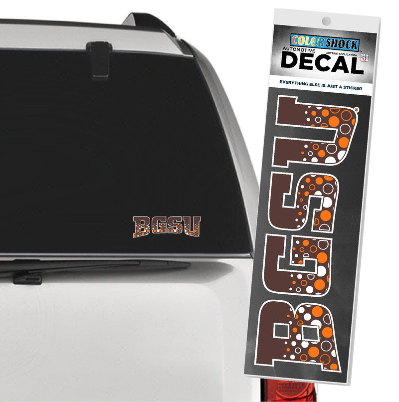 CDI Decal BGSU Polka Dots