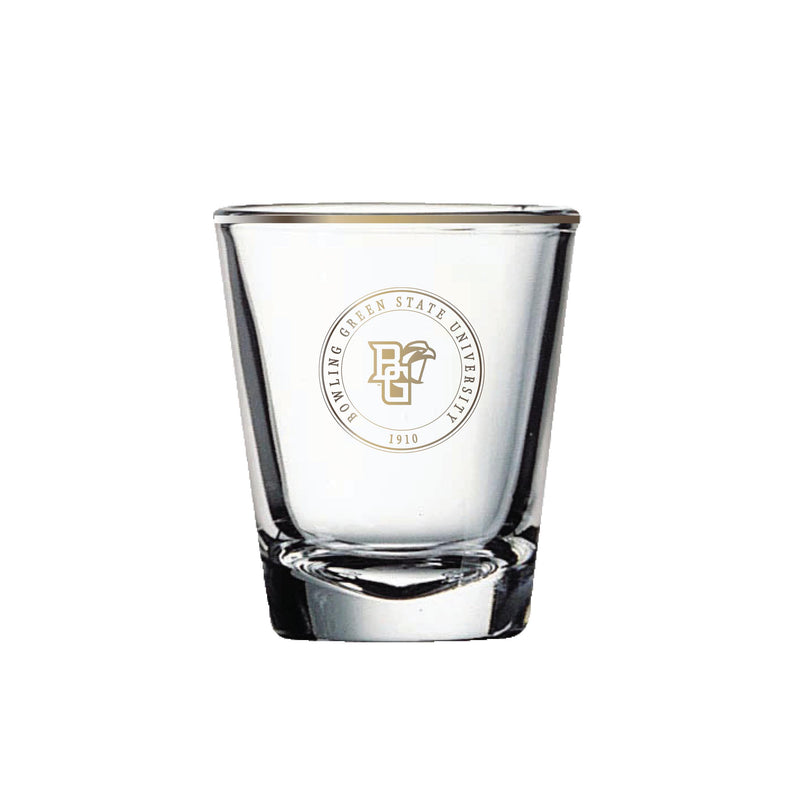 Nordic Faux Seal Gold Rim Shot Glass