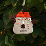 BGSU Ceramic Snowmen Ornaments - Various Designs