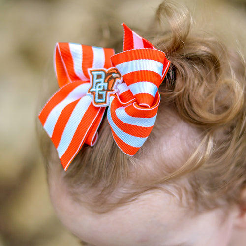 Peekaboo Striped Queen Bow
