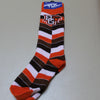 TCK Peekaboo Chevron Mid Calf Dress Sock
