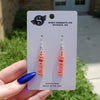 Spirit Ay Ziggy Wichita Acrylic Hook Earrings