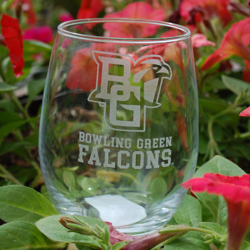 Spirit Peekaboo Bowling Green 15oz Stemless Glass