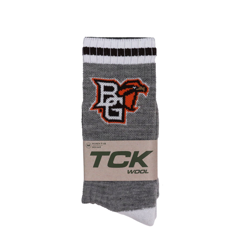 TCK BGSU Peekaboo Wool Socks