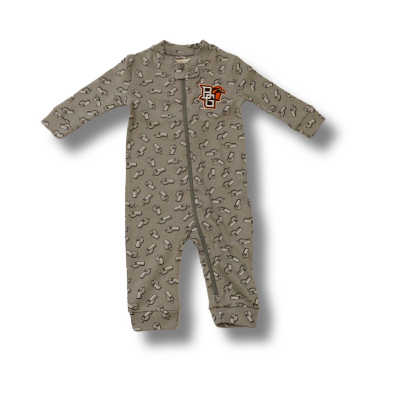 BGSU Whistle Zip Romper