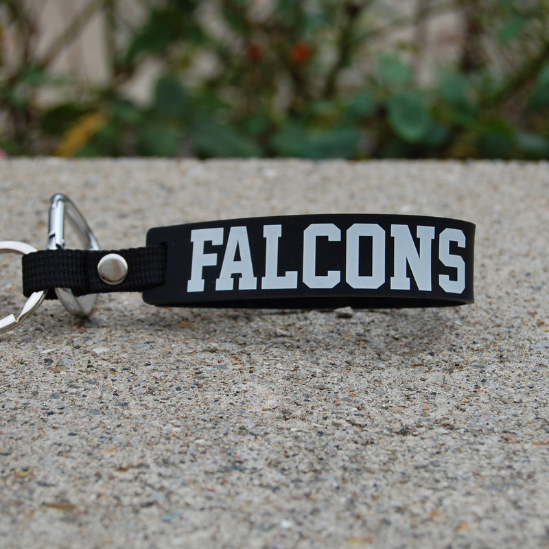 Jardine BGSU Falcons silicone Strap Keychain with Carabiner