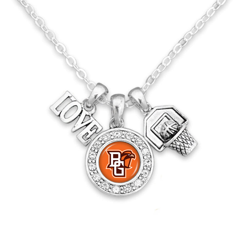 FTH BGSU Love Basketball Necklace