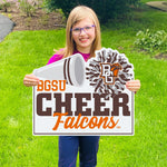 BGSU Cheer Yard Sign