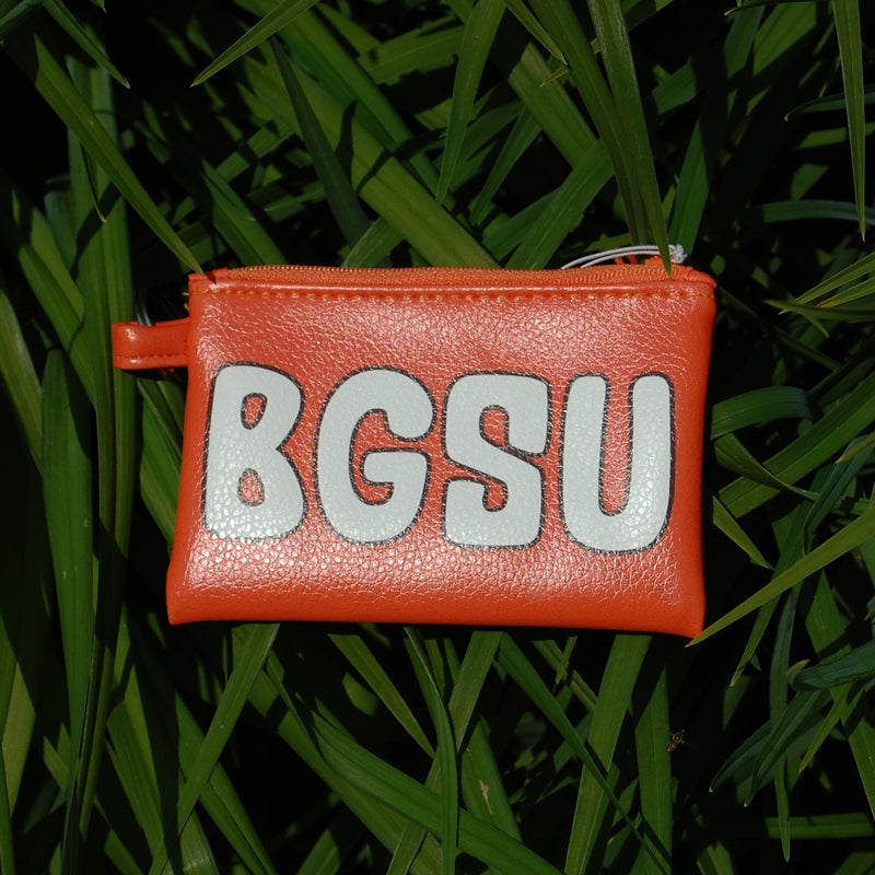 Spirit BGSU Orange Satin Finish Vegan Leather ID Case