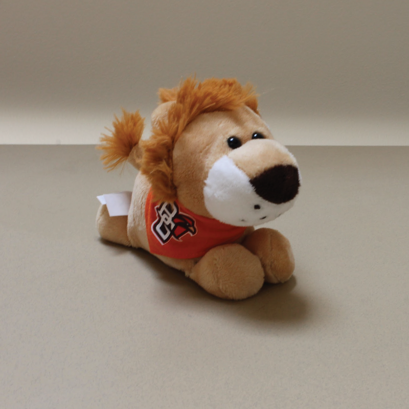 Lion with BGSU Bandana