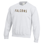 Gear Falcons Flowers Embroidered Crew