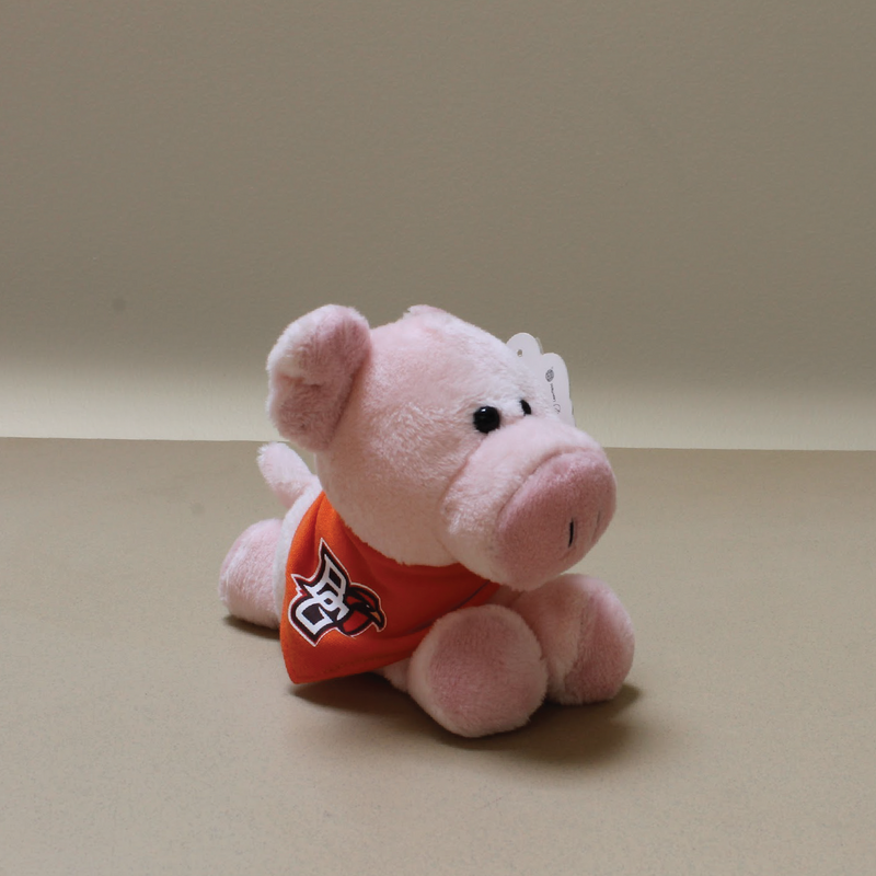 Pig with BGSU Bandana