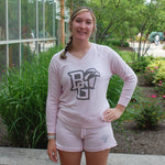 Boxercraft Ladies Peekaboo Cuddle V-neck Sweater