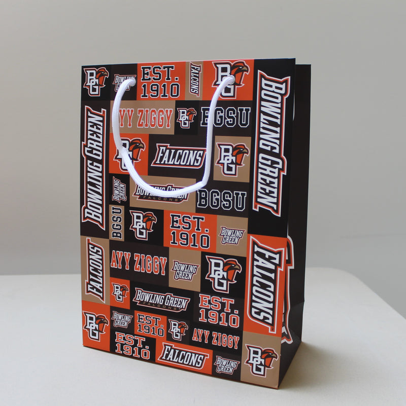 BGSU Windsor Matte Gift Bag