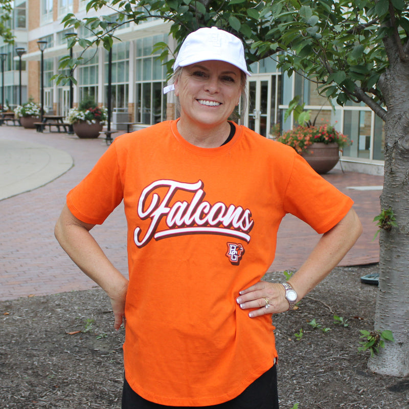 PB Ladies Falcons Harlow Rounded-Bottom Tee