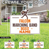 Falcon Marching Band Custom Yard Sign