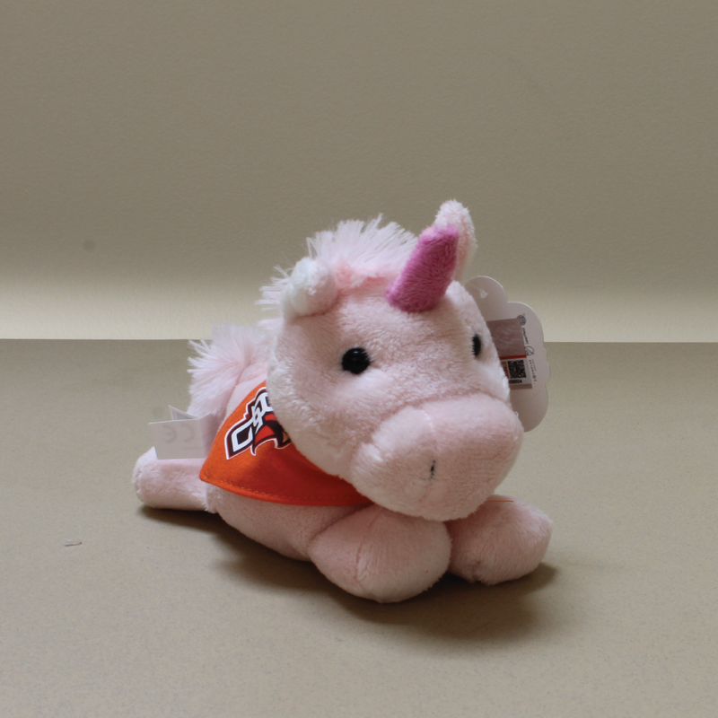 Unicorn with BGSU Bandana