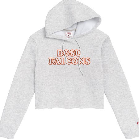 League Ladies BGSU Falcons Cropped Hood