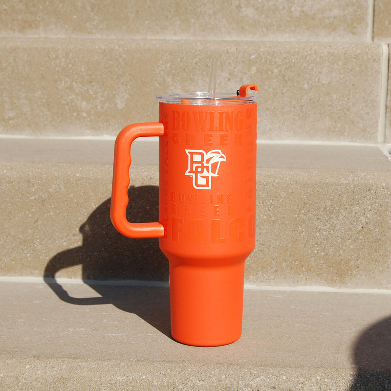 Logo Brand Replay 40oz Orange Tumbler