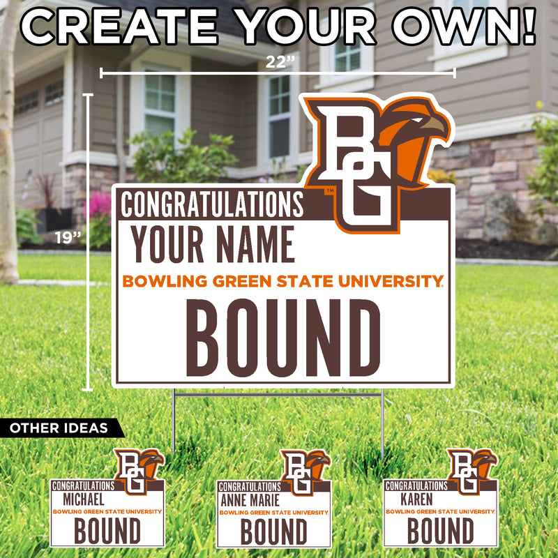 BGSU Bound Custom Yard Sign