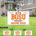 BGSU Hockey Custom Yard Sign