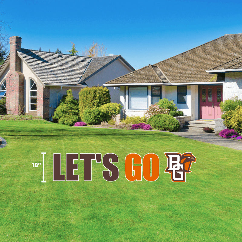 Large Let's Go Yard Sign