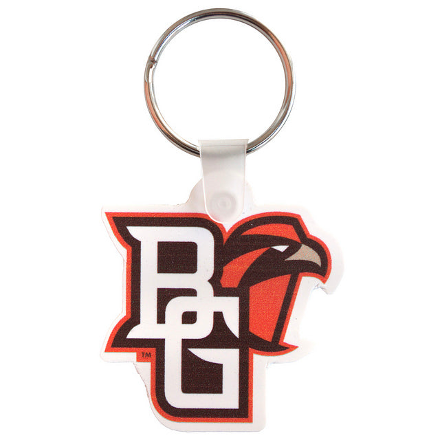 BGSU Mascot Logo Vinyl Keychain