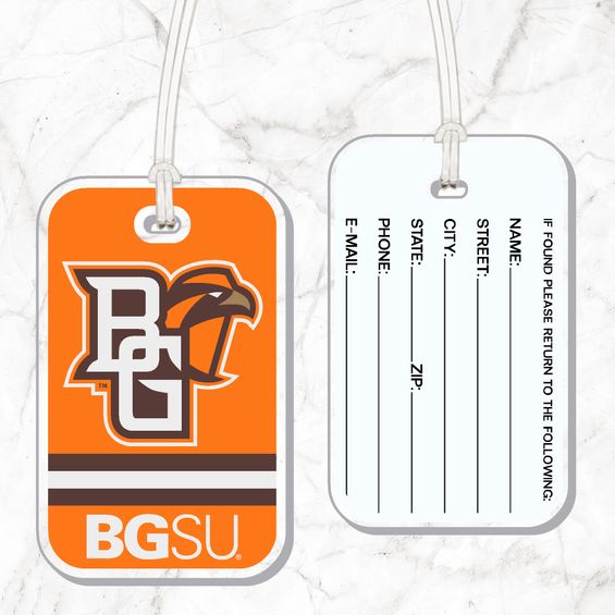 BGSU Acrylic Luggage Tag