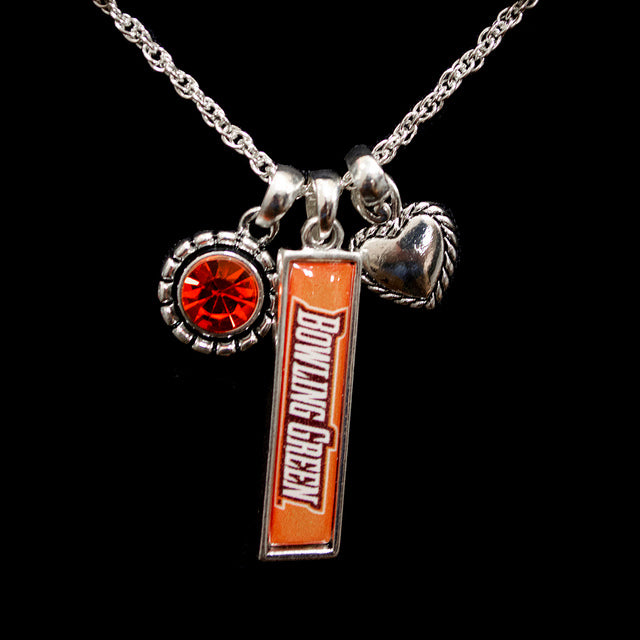 Bowling Green Triple Charm Necklace