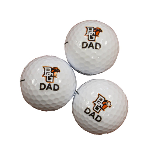 BGSU Dad Golf Ball 3-Pack